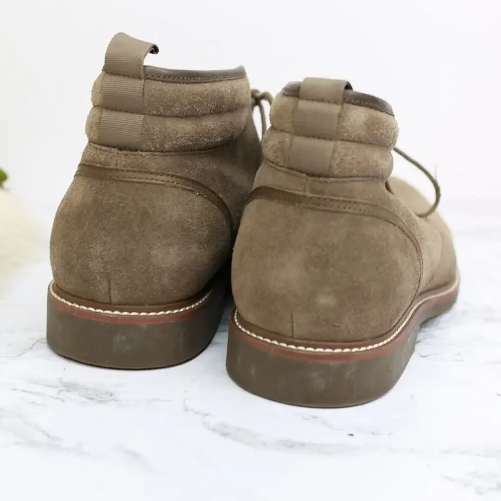 Blondo Taupe Brown Suede Leather Waterproof Desert Boots Size 13 Men's